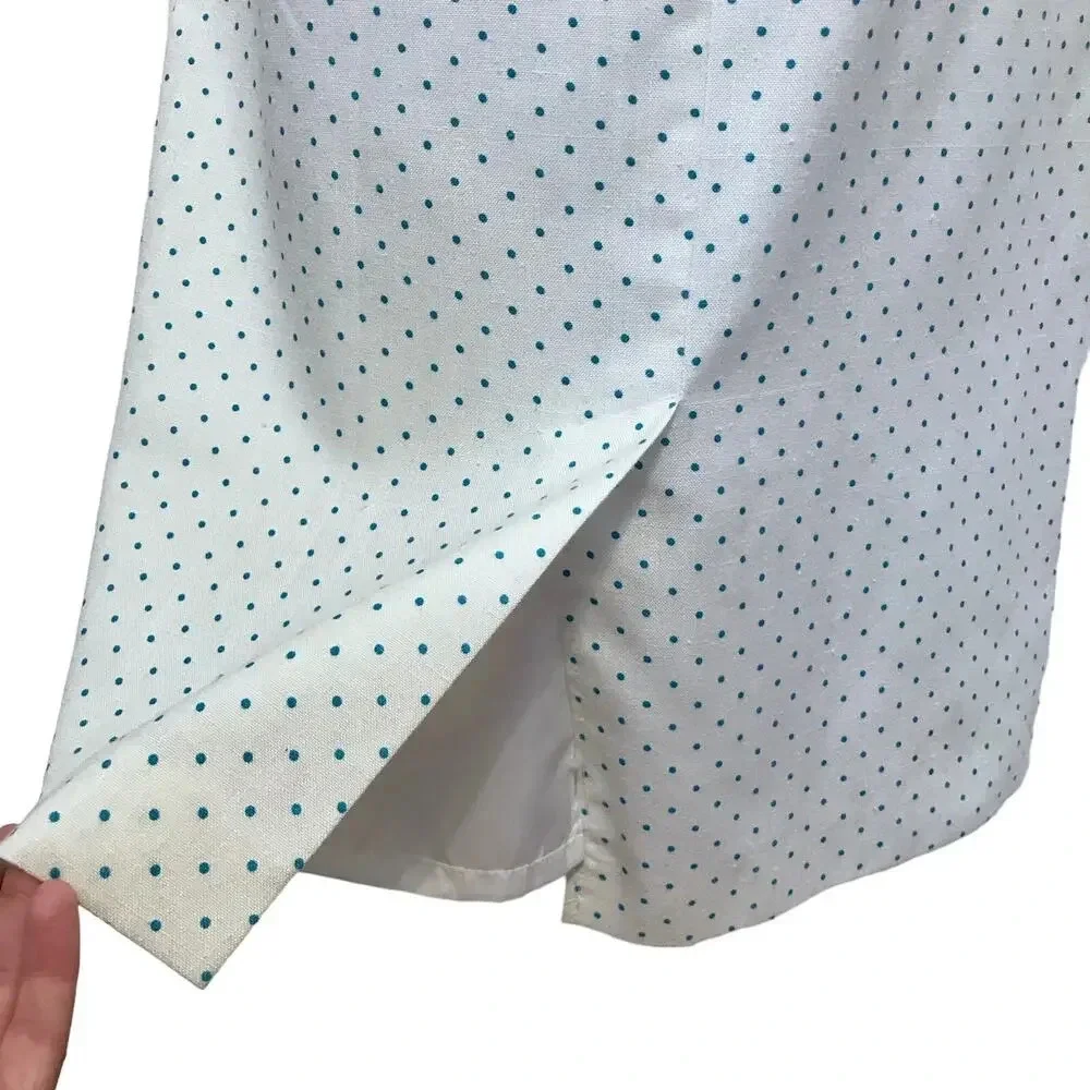 Haberdashery Collection by Personal Polka Dot Vintage Straight Skirt Women 26